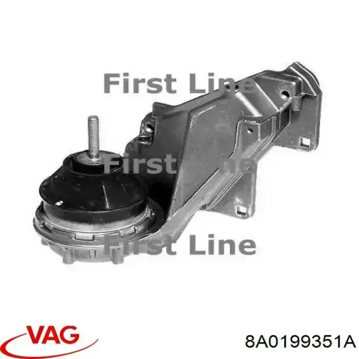 Coxim (suporte) esquerdo de motor VAG 8A0199351A preço, a partir de 32,16 USD
