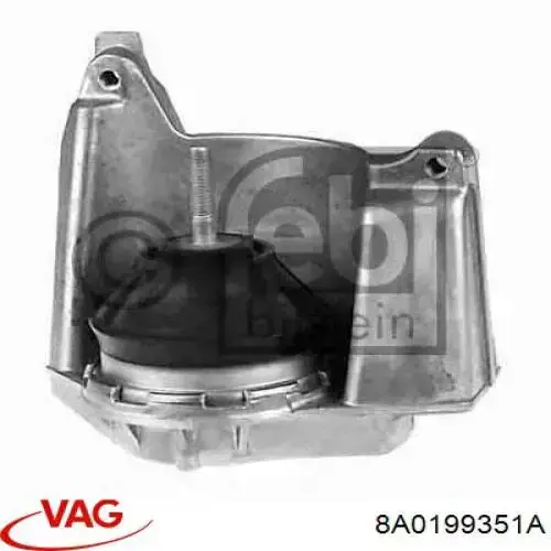Compre 8A0199351A VAG Coxim (suporte) esquerdo de motor