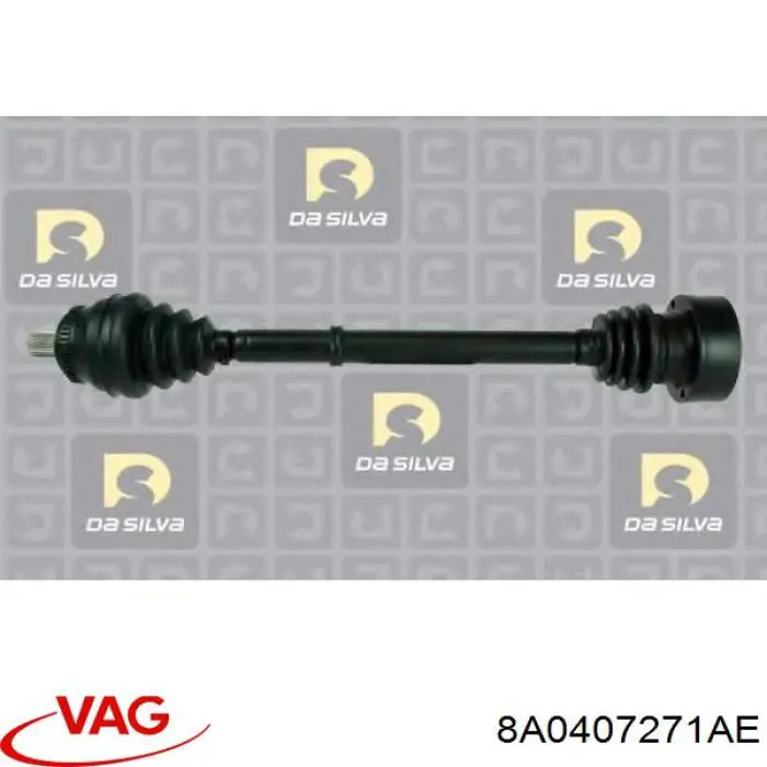 Semieixo (acionador) dianteiro esquerdo VAG 8A0407271AE preço, a partir de 132,86 USD