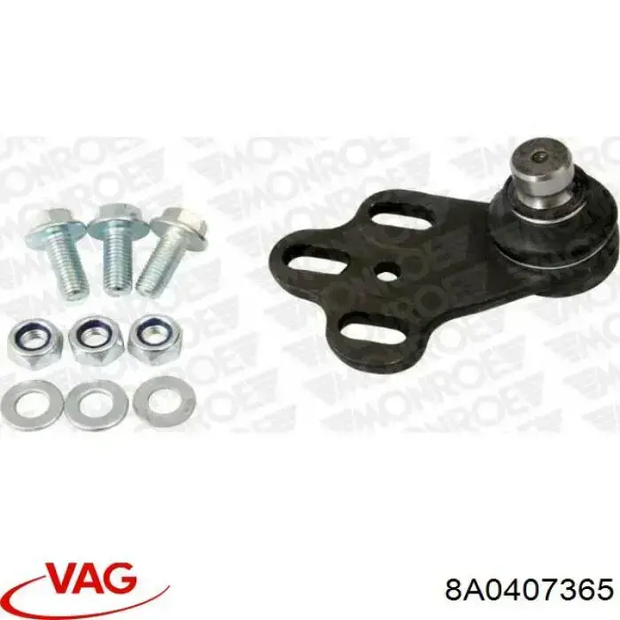 Compre 8A0407365 VAG Suporte de esfera inferior esquerdo
