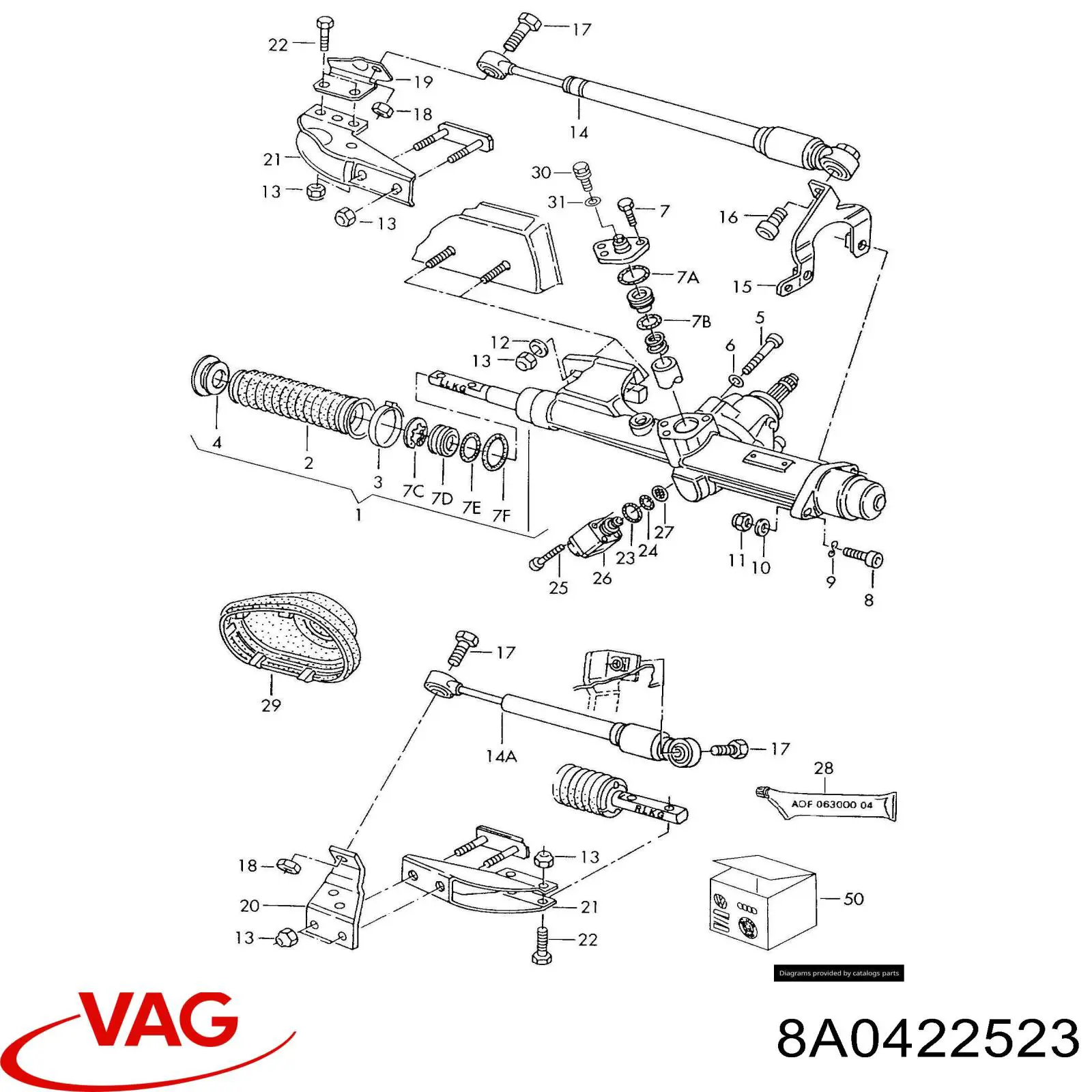  VAG 8A0422523 preço, a partir de  