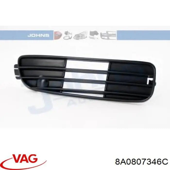 Compre 8A0807346C VAG Grelha direita do pára-choque dianteiro