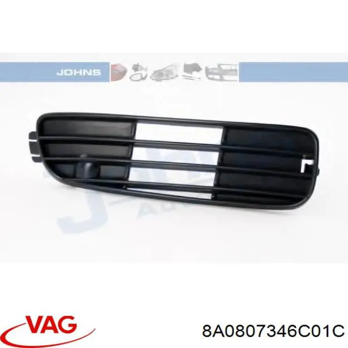 Compre 8A0807346C01C VAG Grelha direita do pára-choque dianteiro