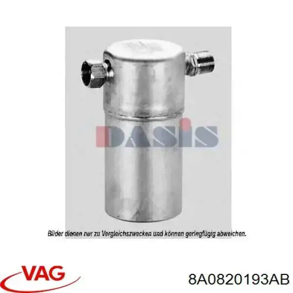 Tanque de recepção do secador de aparelho de ar condicionado VAG 8A0820193AB preço, a partir de 33,55 USD