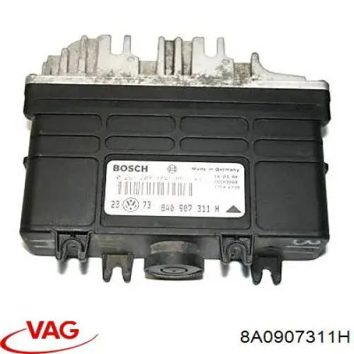 8A0907311H VAG Módulo de direção (Centralina eletrônica) de motor