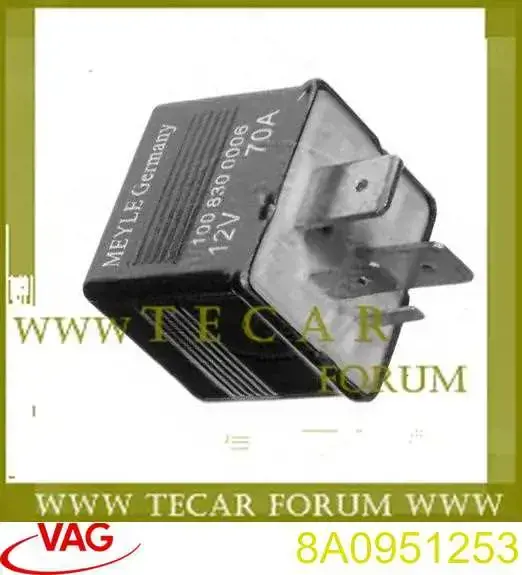 8A0951253 VAG Relê das velas de incandescência
