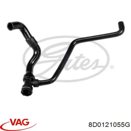 Compre 8D0121055G VAG Mangueira (cano derivado) inferior do radiador de esfriamento
