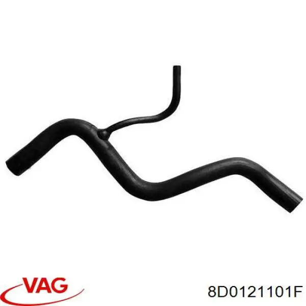 8D0121101F VAG Mangueira (cano derivado) do radiador de esfriamento superior