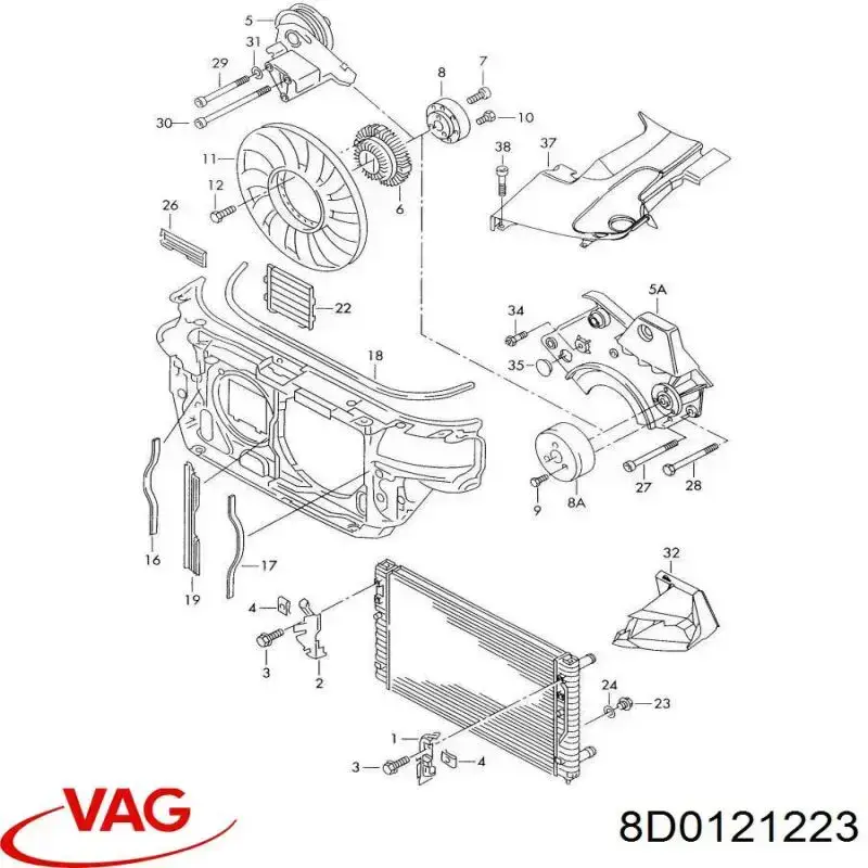  VAG 8D0121223 preço, a partir de 66,55 USD