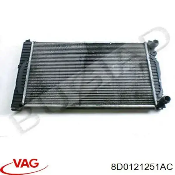 8D0121251AC VAG Radiador de esfriamento de motor
