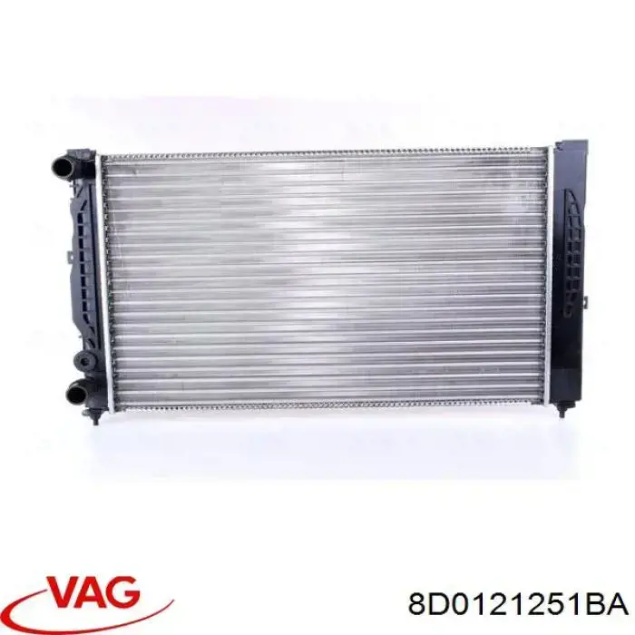 Radiador de esfriamento de motor VAG 8D0121251BA preço, a partir de 90,24 USD