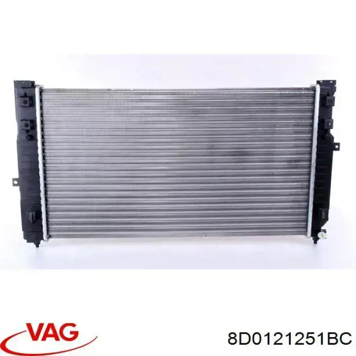 Radiador de esfriamento de motor VAG 8D0121251BC preço, a partir de 88,53 USD