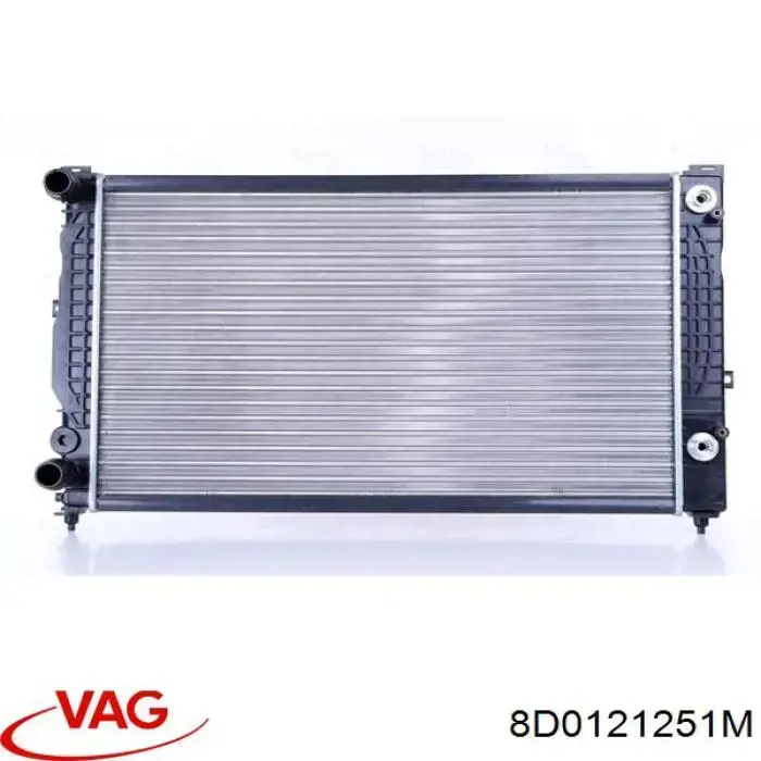 Compre 8D0121251M VAG Radiador de esfriamento de motor