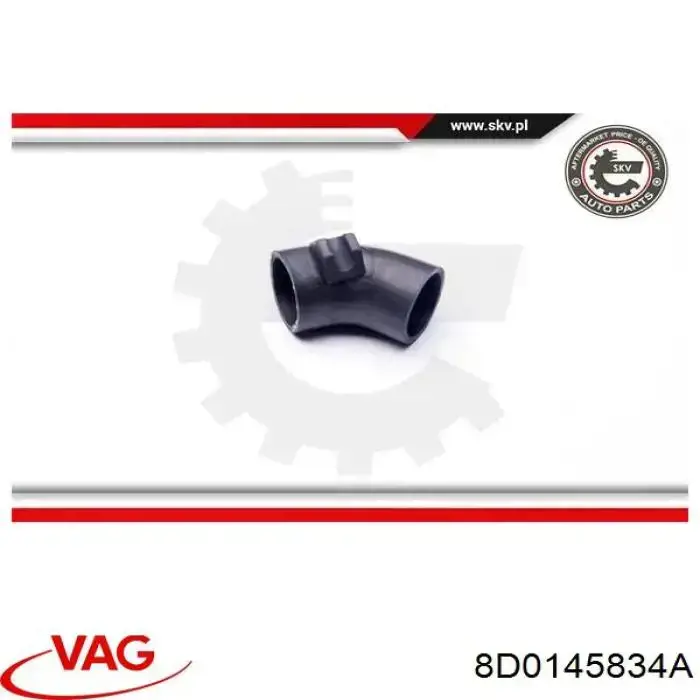 Cano derivado de ar, saída de turbina (supercompressão) VAG 8D0145834A preço, a partir de 19,92 USD