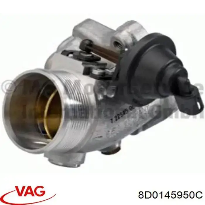 8D0145950C VAG Válvula de borboleta montada