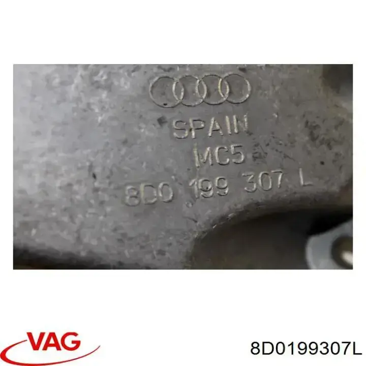 8D0199307L VAG Consola de coxim (apoio) esquerda de motor