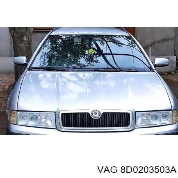 8D0203503A VAG Radiador de esfriamento de motor adicional