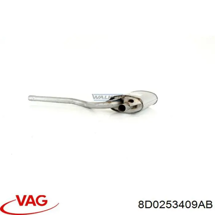 Silenciador, parte central VAG 8D0253409AB preço, a partir de 103,80 USD