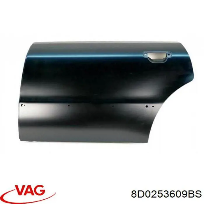 Compre 8D0253609BS VAG Silenciador, parte traseira
