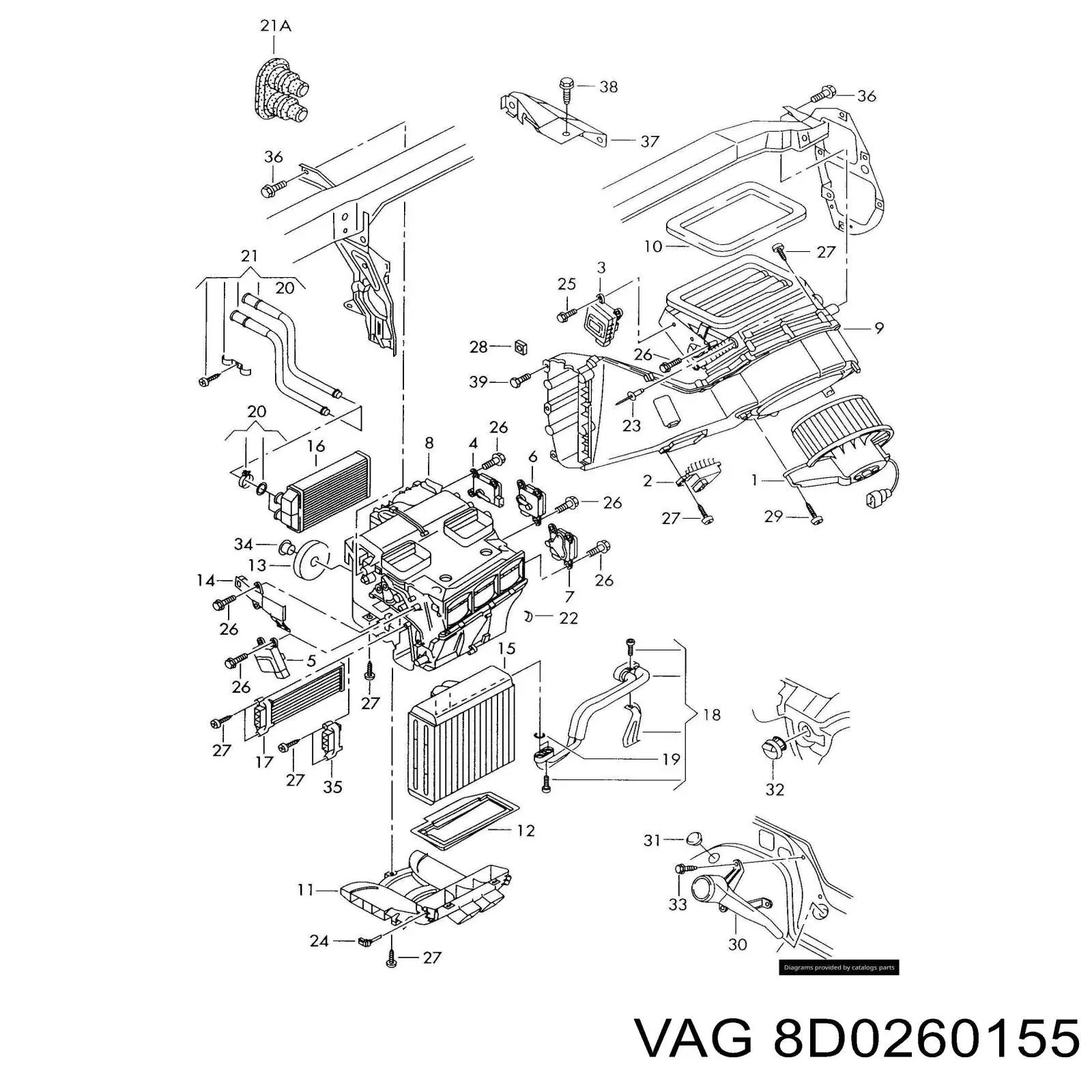  VAG 8D0260155 preço, a partir de  