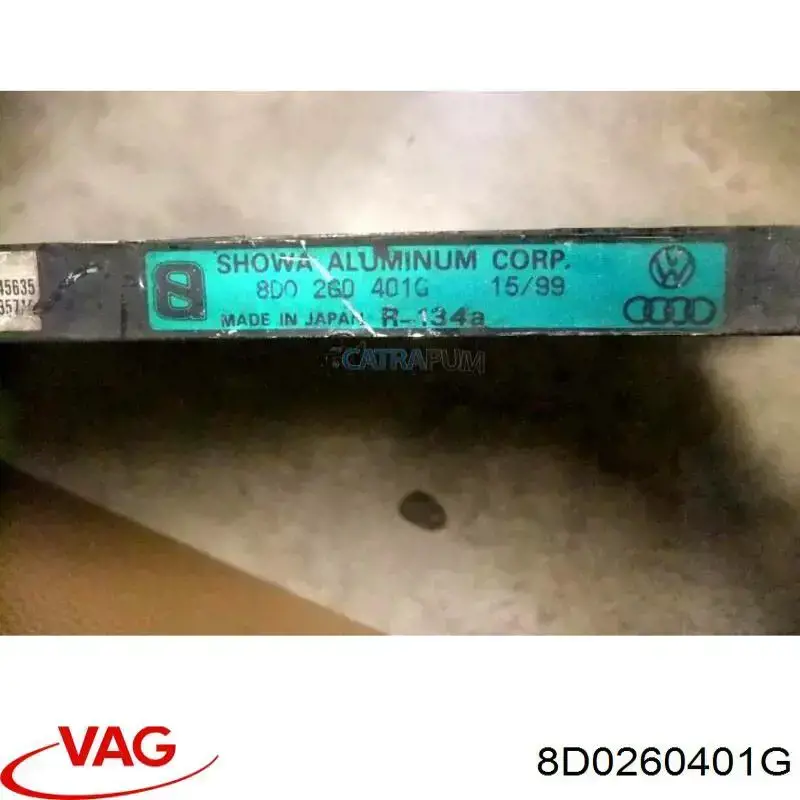 Compre 8D0260401G VAG Radiador de aparelho de ar condicionado
