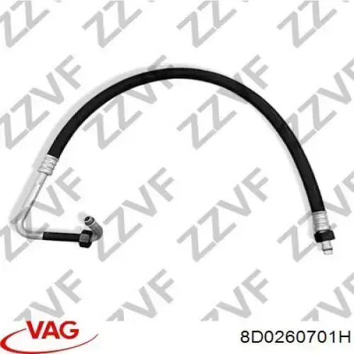 Compre 8D0260701H VAG Mangueira de aparelho de ar condicionado, desde o compressor até o radiador