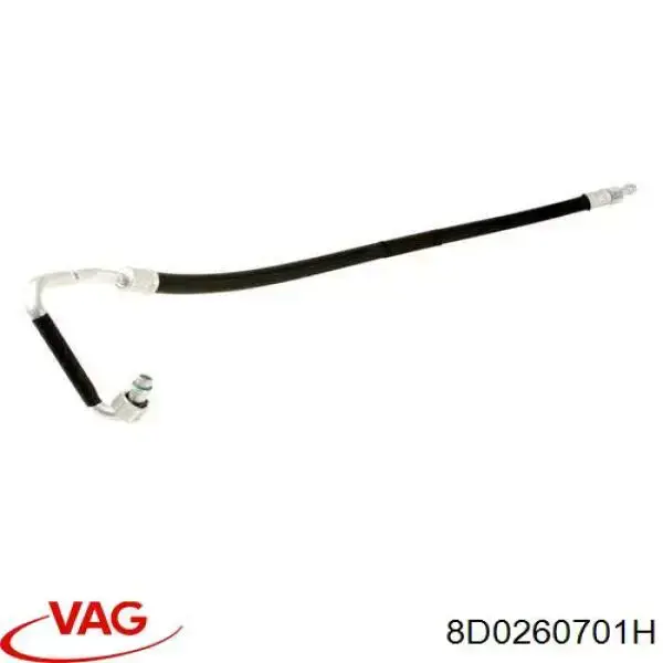 8D0260701H VAG Mangueira de aparelho de ar condicionado, desde o compressor até o radiador