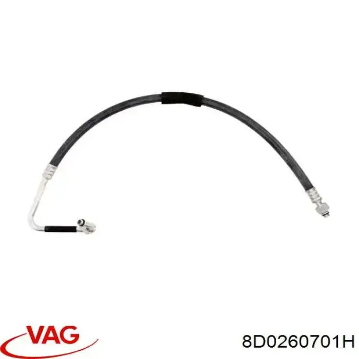 Mangueira de aparelho de ar condicionado, desde o compressor até o radiador VAG 8D0260701H preço, a partir de 39,01 USD