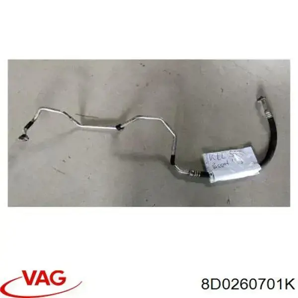 8D0260701K VAG Mangueira de aparelho de ar condicionado, desde o compressor até o radiador
