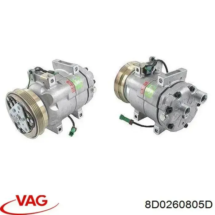 Compre 8D0260805D VAG Compressor de aparelho de ar condicionado
