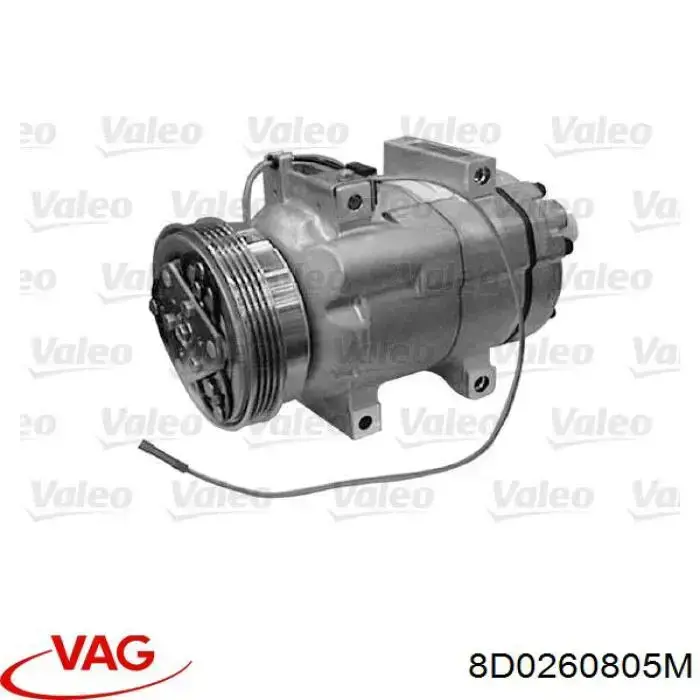 Compre 8D0260805M VAG Compressor de aparelho de ar condicionado