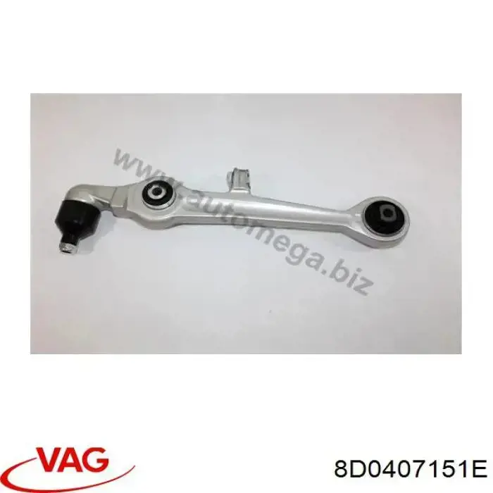 Compre 8D0407151E VAG Braço oscilante inferior esquerdo/direito de suspensão dianteira