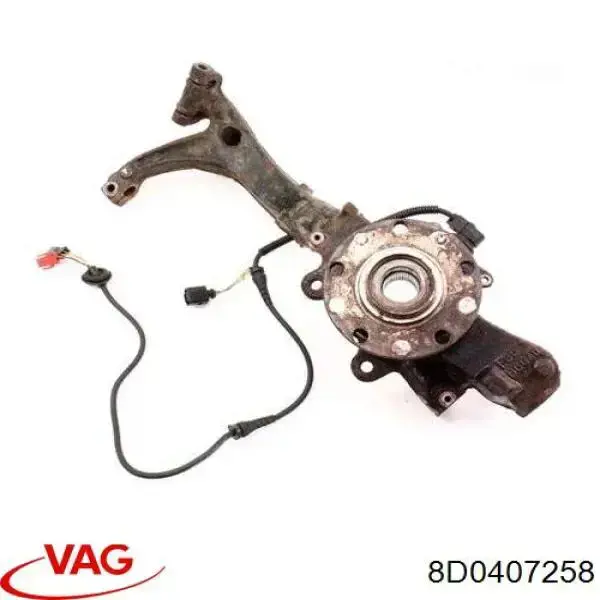 Pino moente (extremidade do eixo) dianteiro direito VAG 8D0407258 preço, a partir de 64,74 USD