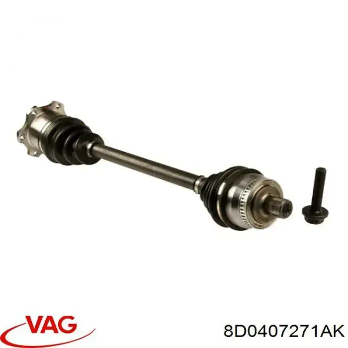 Semieixo (acionador) dianteiro esquerdo VAG 8D0407271AK preço, a partir de 134,50 USD
