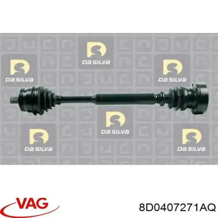 8D0407271AQ VAG Semieixo (acionador) dianteiro esquerdo