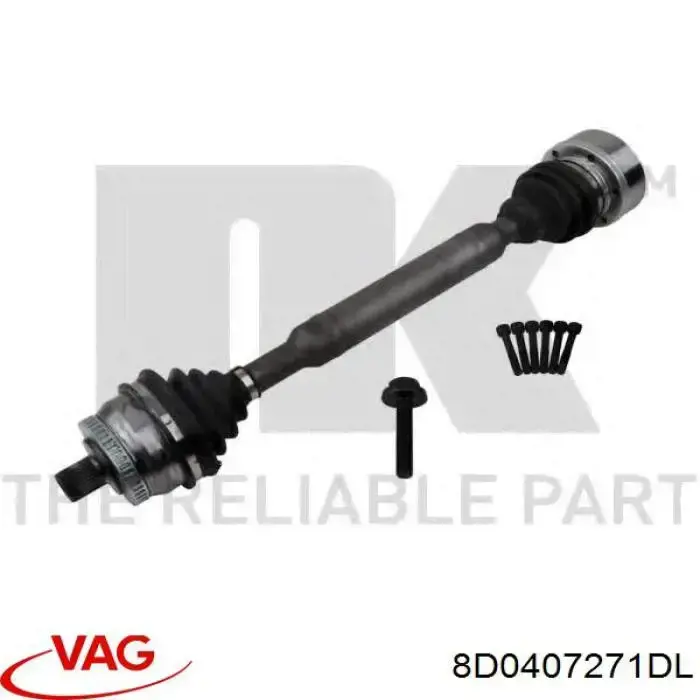 Compre 8D0407271DL VAG Semieixo (acionador) dianteiro esquerdo