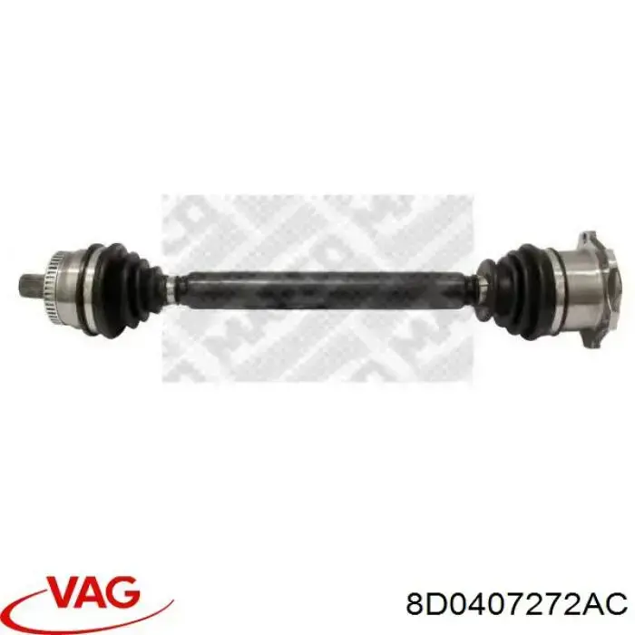 8D0407272AC VAG Semieixo (acionador) dianteiro direito