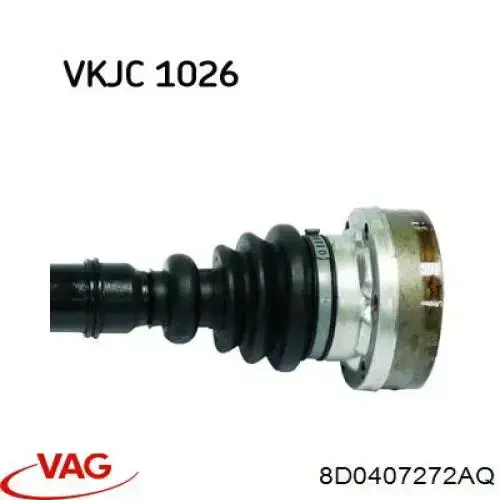 Semieixo (acionador) dianteiro direito VAG 8D0407272AQ preço, a partir de 81,72 USD