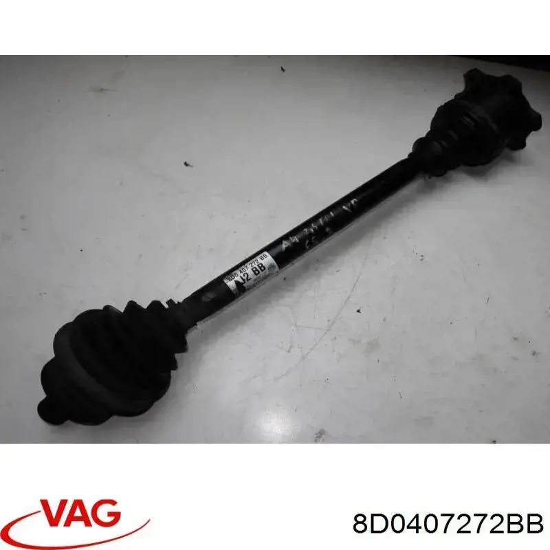 8D0407272BB VAG Semieixo (acionador) dianteiro direito