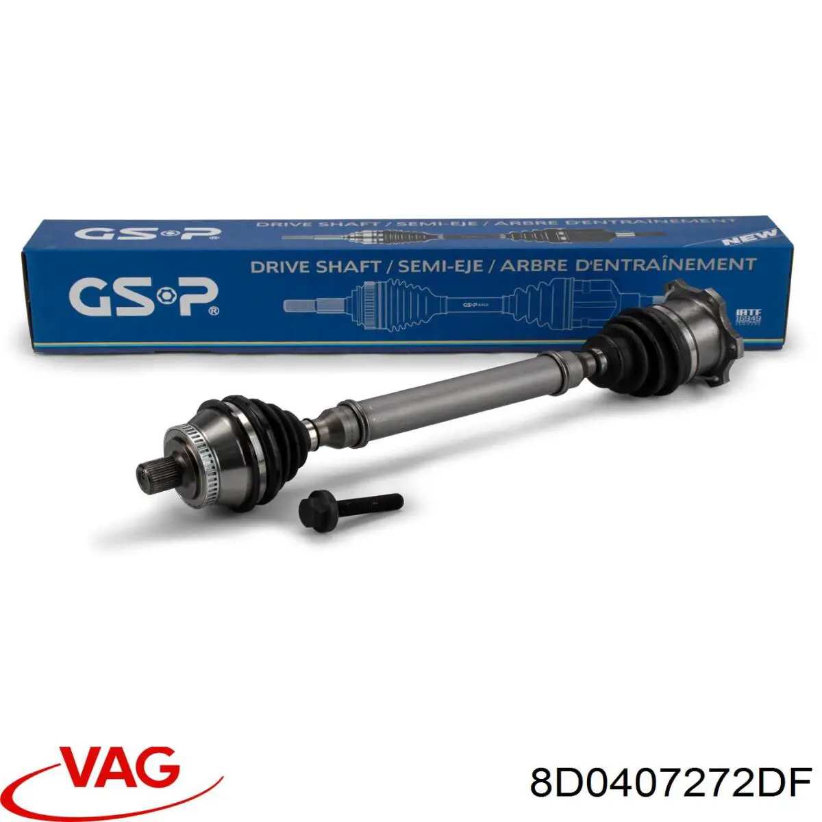 Semieixo (acionador) dianteiro direito VAG 8D0407272DF preço, a partir de 85,91 USD