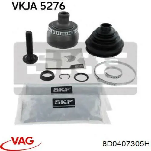8D0407305H VAG Junta homocinética externa dianteira