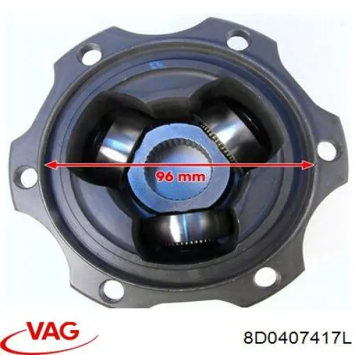 Veio de acionamento do semieixo intermédio VAG 8D0407417L preço, a partir de 579,64 USD