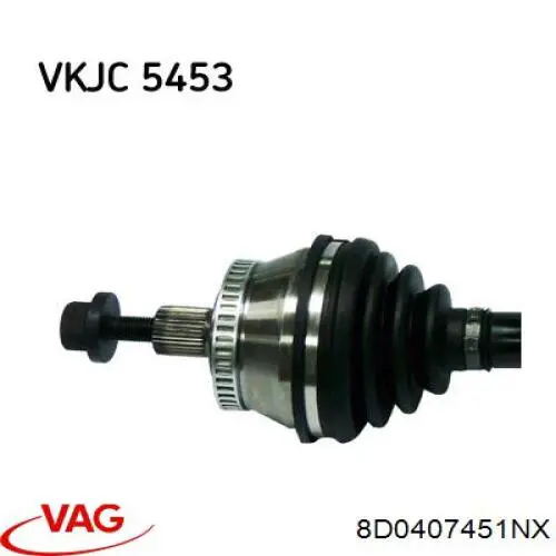 Compre 8D0407451NX VAG Semieixo (acionador) dianteiro esquerdo