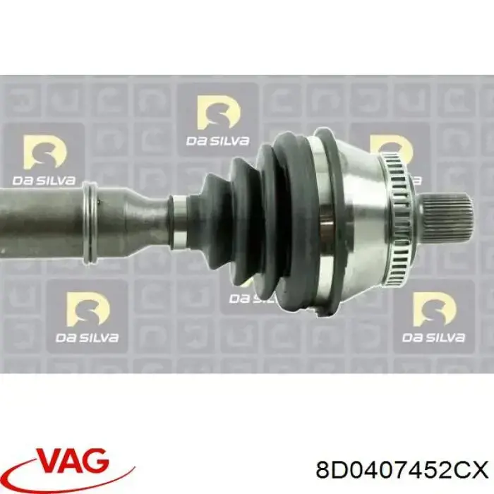 Semieixo (acionador) dianteiro direito VAG 8D0407452CX preço, a partir de 161,06 USD