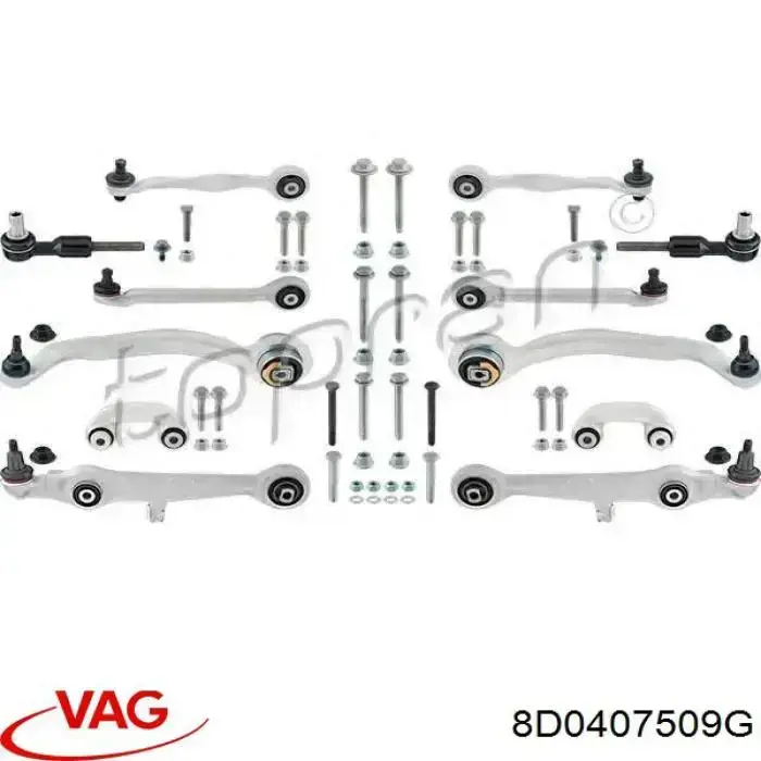 Compre 8D0407509G VAG Braço oscilante superior esquerdo de suspensão dianteira