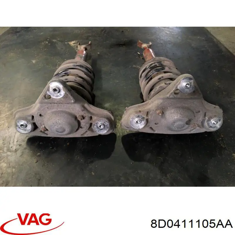 Mola dianteira VAG 8D0411105AA preço, a partir de 174,24 USD
