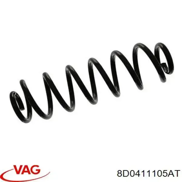 Mola dianteira VAG 8D0411105AT preço, a partir de 32,10 USD