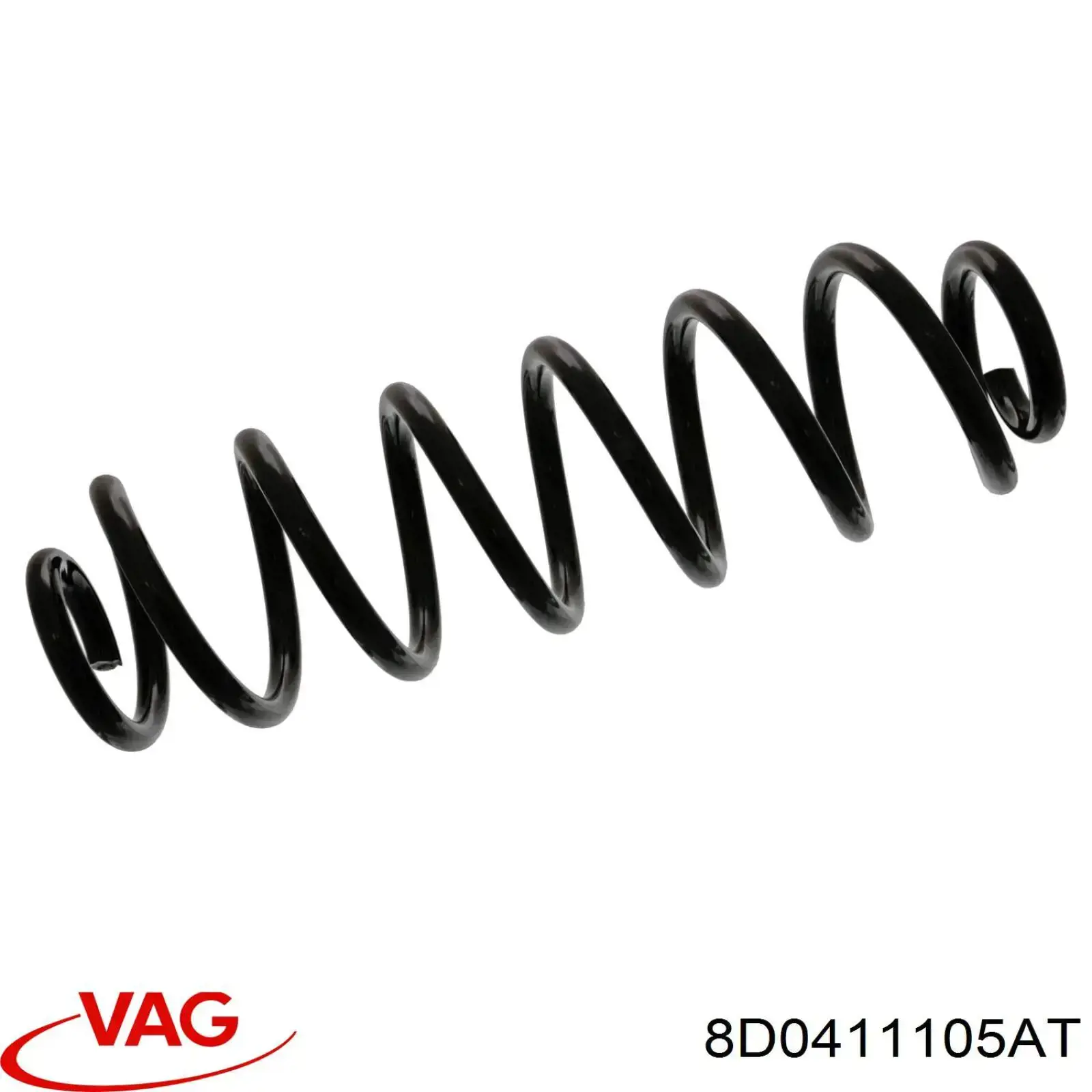 Compre 8D0411105AT VAG Mola dianteira