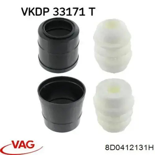 Pára-choque (grade de proteção) de amortecedor dianteiro VAG 8D0412131H preço, a partir de 7,37 USD