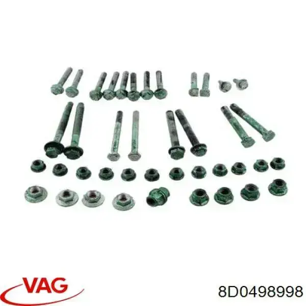 Kit de braços oscilantes de suspensão dianteira 8D0498998 VAG